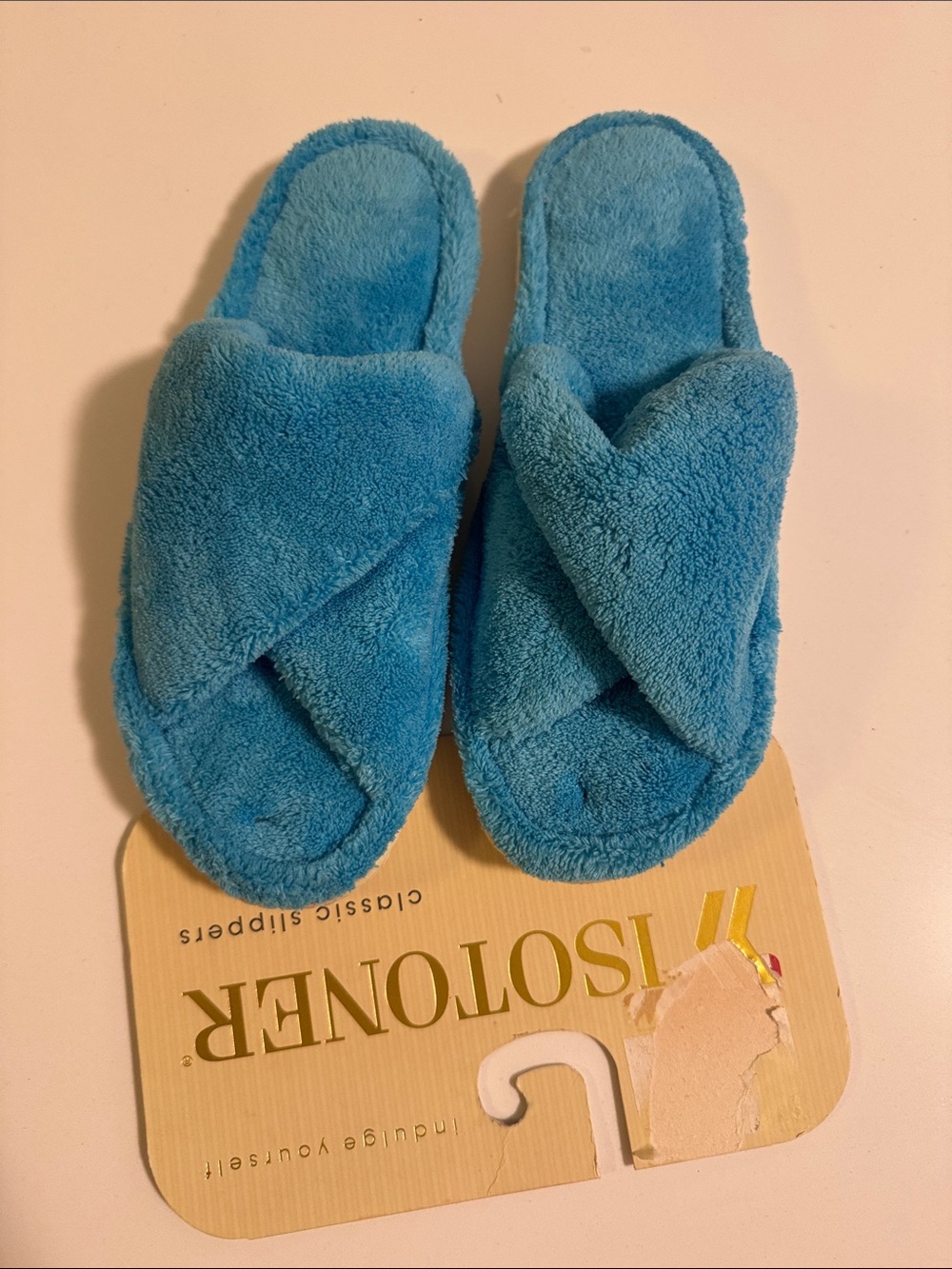 Isotoner Microterry Plush Sandal Slippers